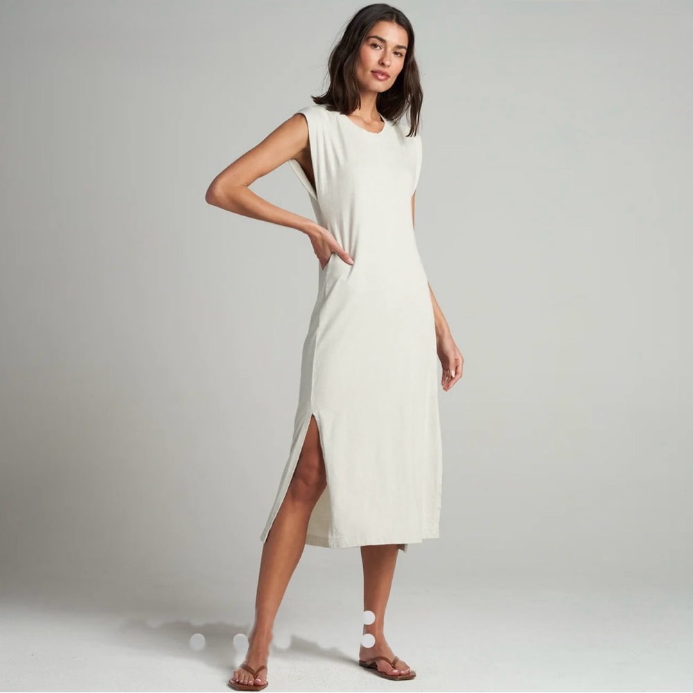 Rowan Georgia Slub Midi Dress